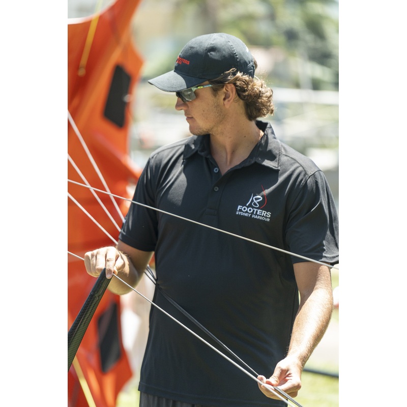 18 FOOT SKIFF POLO – BLACK – ONLY SIZE MEDIUM & XLARGE LEFT