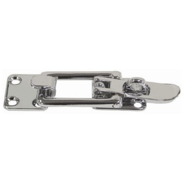 HATCH FASTENERS – SLIMLINE FLAT MOUNT – CHROME PLATE BRASS