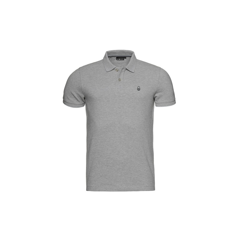 SAIL RACING BOWMAN POLO – GREY MELANGE – DISCONTINUED STYLE