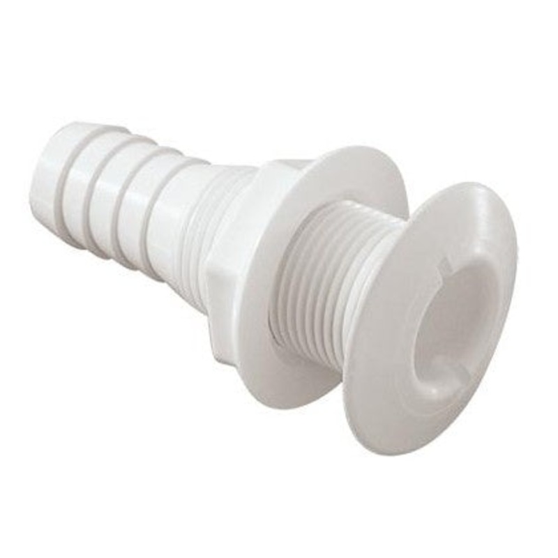 THRU HULL SKIN FITTING FOR 16MM HOSE/TUBE