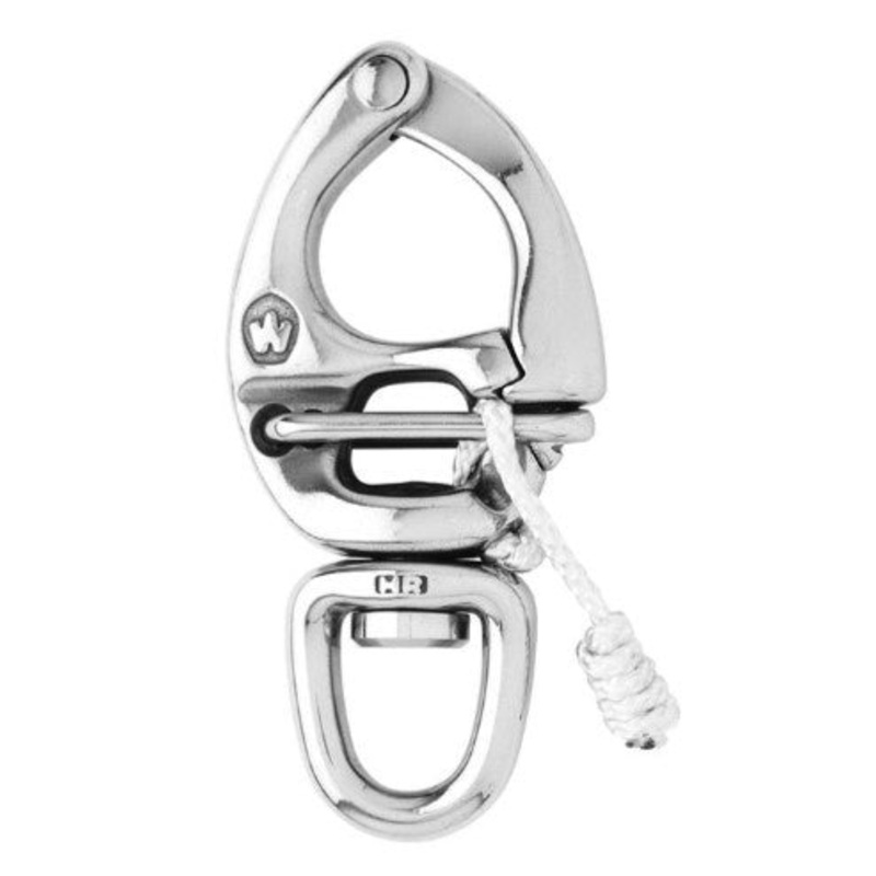WICHARD HR QUICK RELEASE SWIVEL EYE SNAP SHACKLE  –  70MM