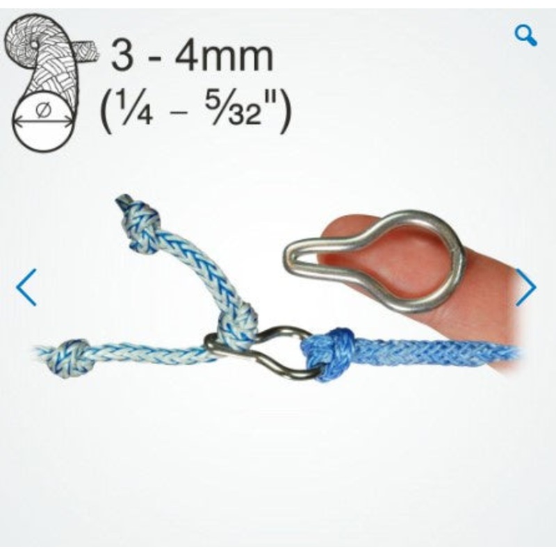 CLAMCLEAT Q-LOK  – PACK OF 2 WITH ROPE