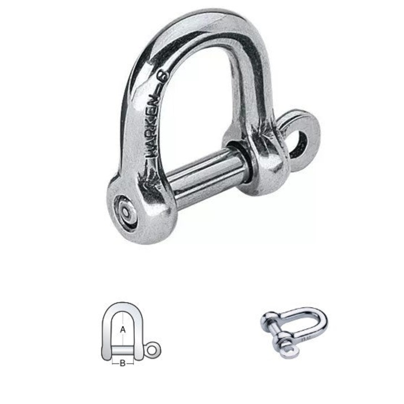 HARKEN 2116 8MM HIGH RESISTANCE D SHACKLE