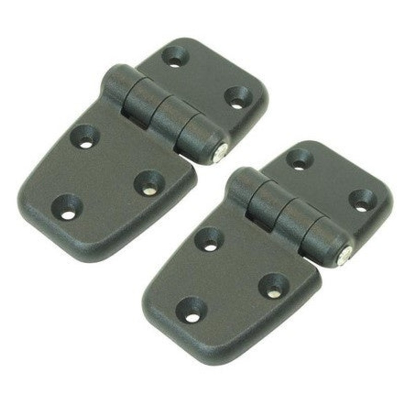 HINGES – UV STABILISED BLACK NYLON – 100MM (PAIR)