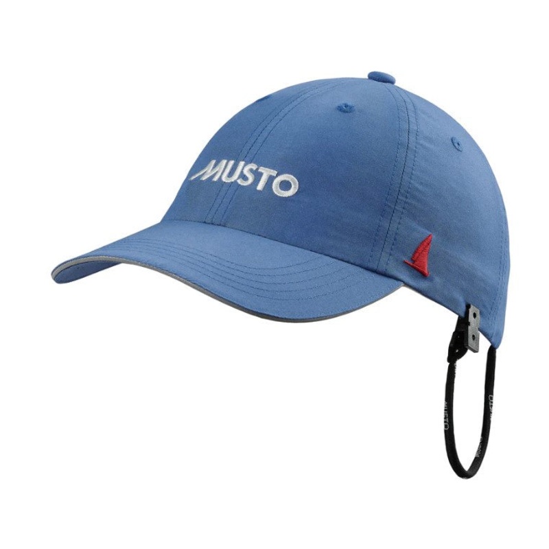 MUSTO ESSENTIAL FAST DRY CREW CAP – MARINE BLUE