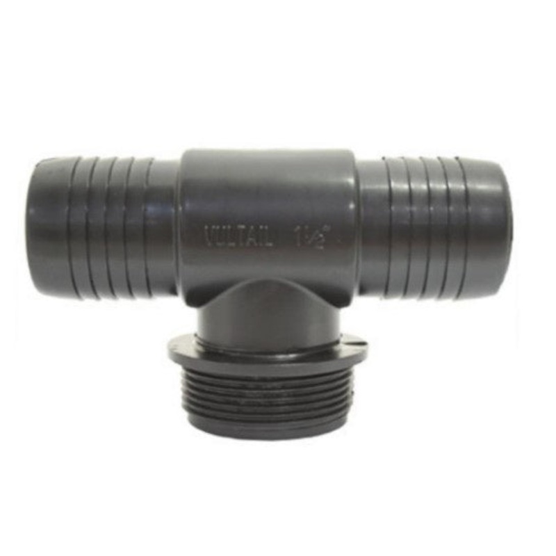 NYLON MALE BSP THREAD WITH BARBED TEE –  1 1/4X32MM