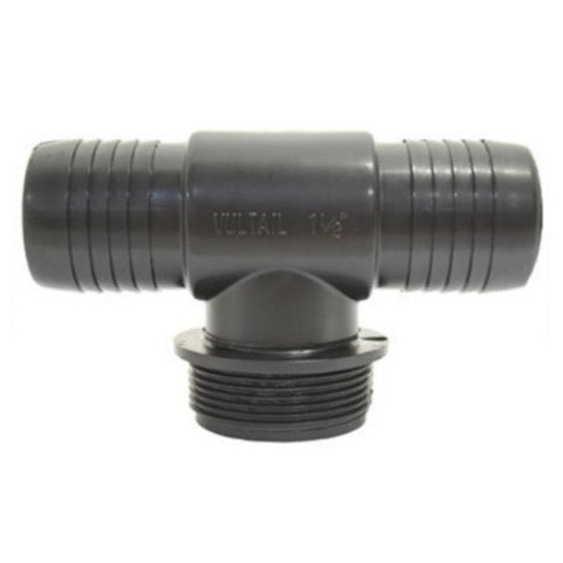 NYLON MALE BSP THREAD WITH BARBED TEE 1/2 X 13MM