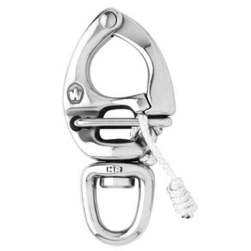 2675 – WICHARD HR QUICK RELEASE SNAP SHACKLE – With swivel eye – Length: 90 mm