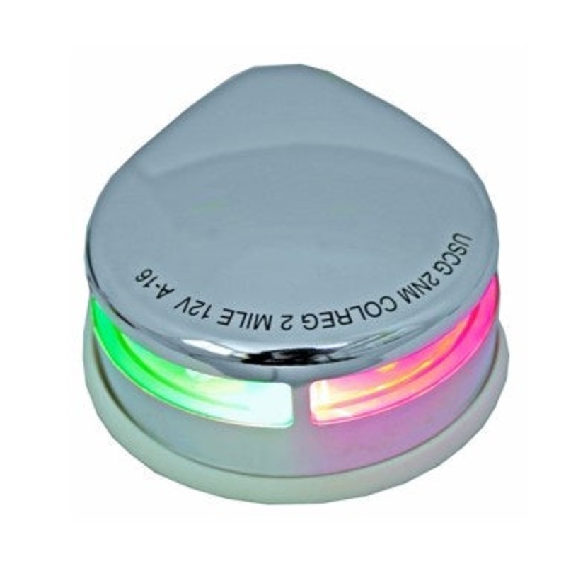 BICOLOUR LED NAVIGATION LIGHT – STAINLESS STEEL