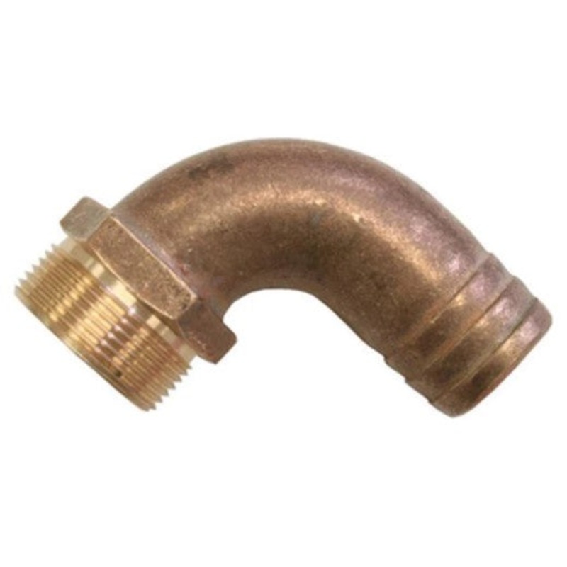 BRONZE ELBOW HOSE TAIL 38MM X 1 1/2 BSP
