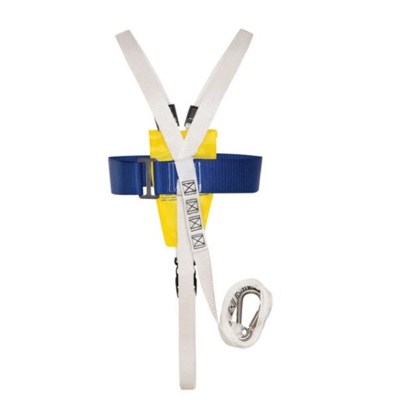 BURKE CHILD HARNESS OSFA INCLUDES INTEGRAL SAFETY LINE (FITS CHEST 42 – 75CM)