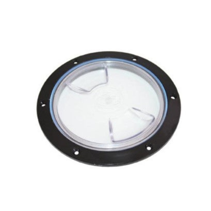 NAIRN PORT – BLACK WITH CLEAR LID – 100MM