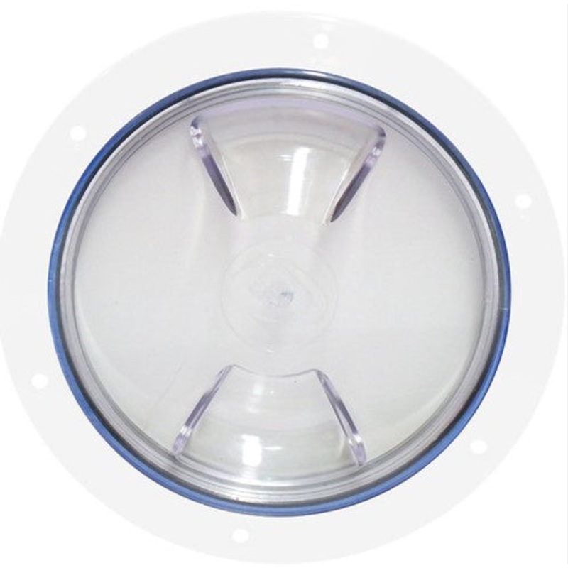 NAIRN PORT – WHITE WITH CLEAR LID – 100MM