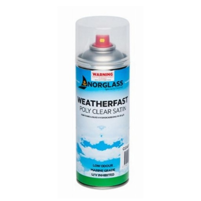 8481 WEATHERFAST POLY CLEAR GLOSS SPRAY CAN 300G
