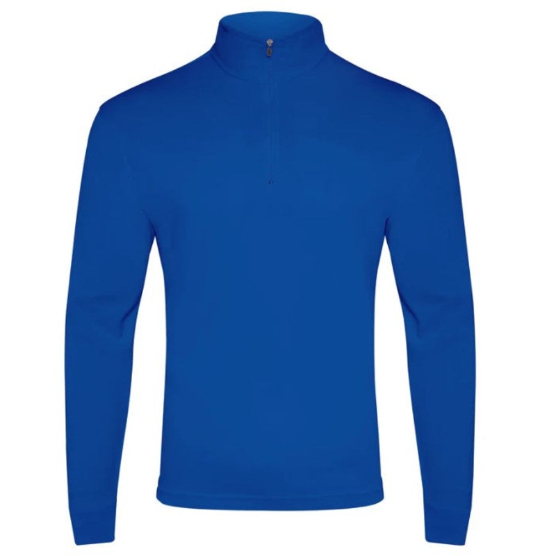 BURKE CREW LONG SLEEVE POLO – BLUE