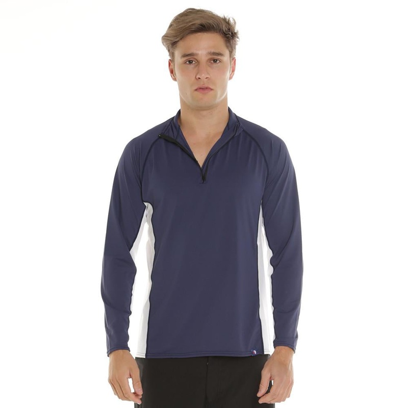 EDEN ZIP COLLAR LONG SLEEVE SUN SHIRT – DISCONTINUED STYLE
