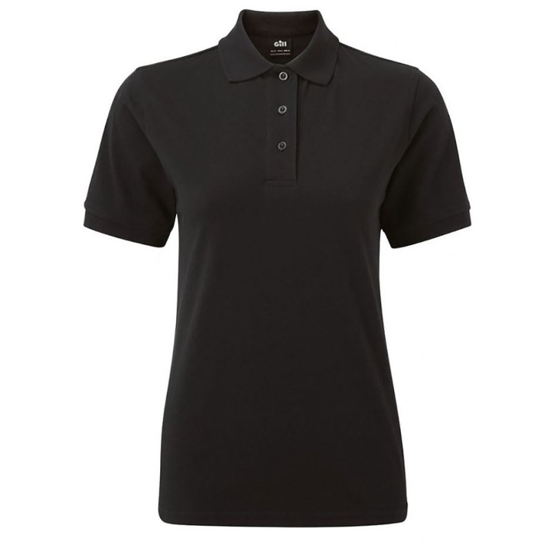 GILL WOMENS POLO SHIRT 167W – BLACK – LAST ONES