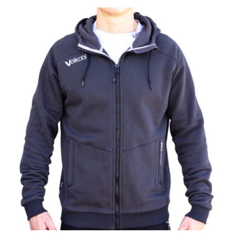 VAIKOBI ZIP HOODIE – BLACK – ONLY SIZE SMALL LEFT