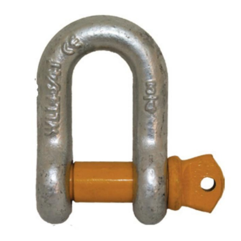 YELLOW PIN RATED DEE SHACKLE –  6MM