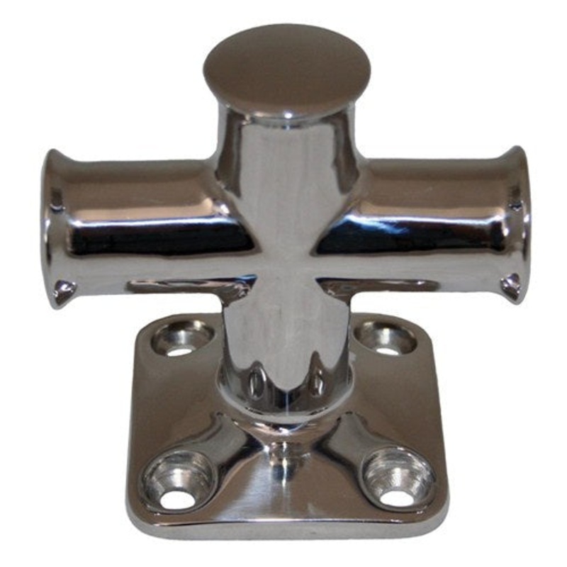 90 MM CROSS BOLLARD – 316 STAINLESS STEEL