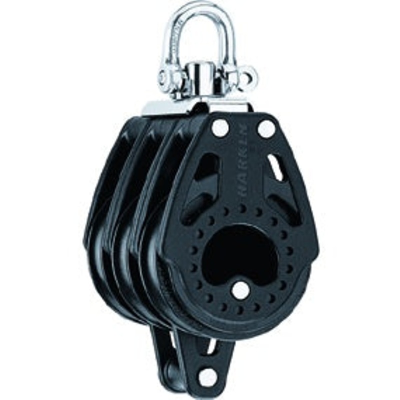 HARKEN 57MM TRIPLE CARBO BLOCK W/BECKET