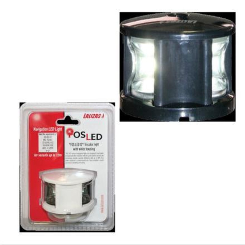 LED  360 DEGREE NAVIGATION LIGHT – BLACK – SUITABLE FOR UP TO 12 METRE BOATS