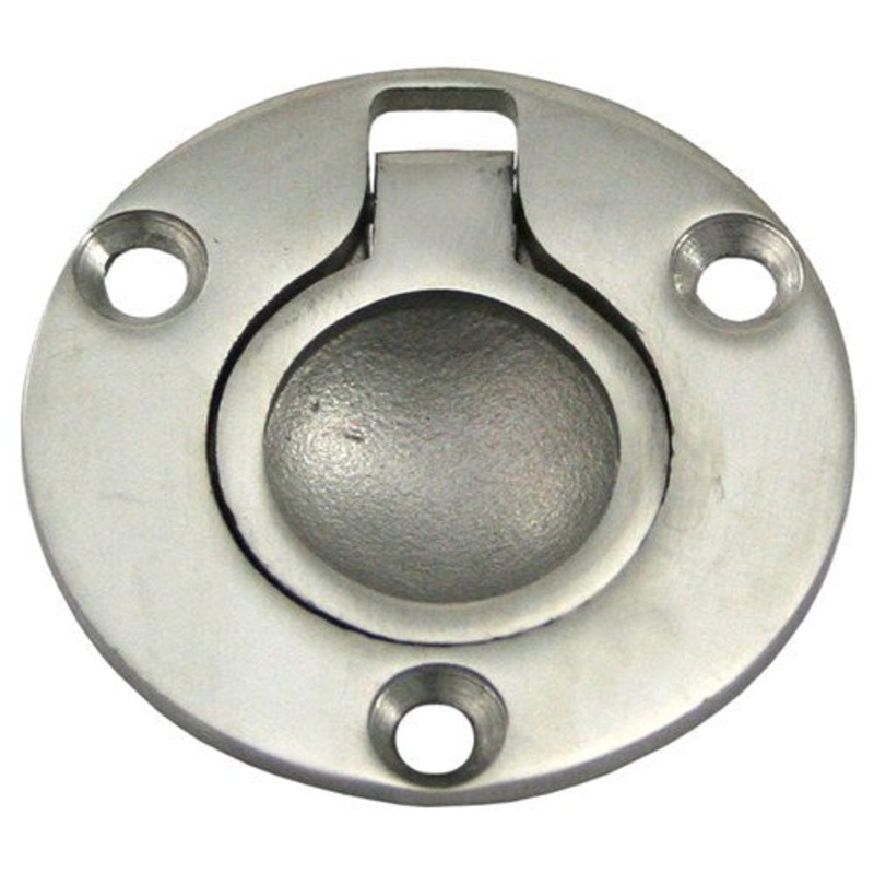 ROUND FLUSH PULL   52MM – 316 STAINLESS STEEL