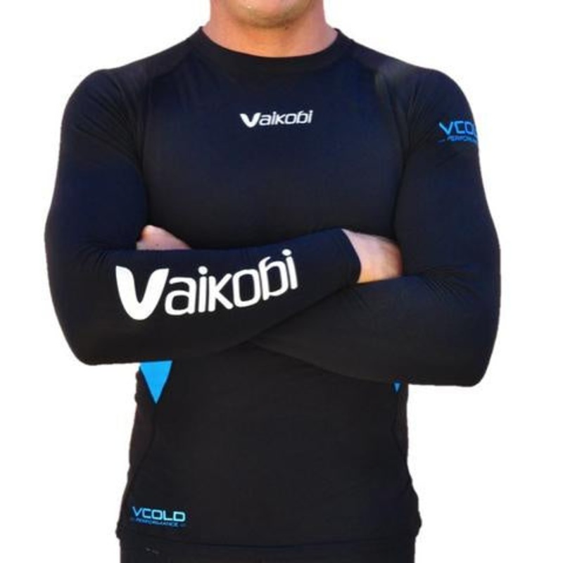 VAIKOBI VCOLD PERFORMANCE BASE TOP – BLACK/CYAN