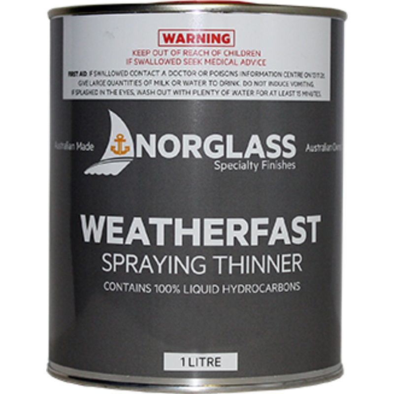 3052 1LITRE WEATHERFAST SPRAYING THINNER,  AVAILABLE IN STORE ONLY