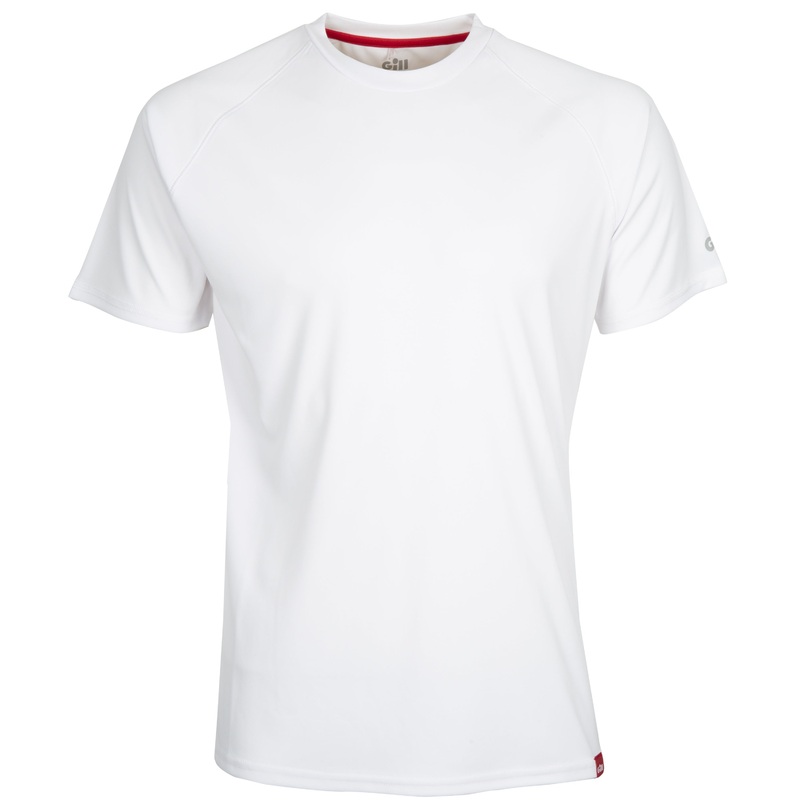 GILL MEN’S UV TEC TEE WHITE|S|M|L|XL
