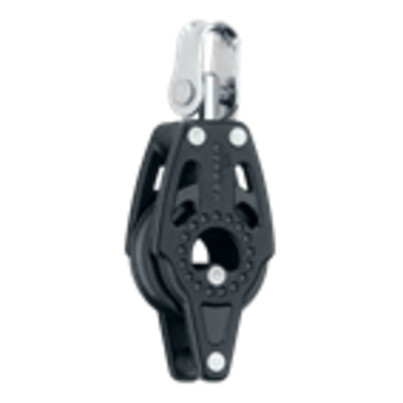 HARKEN 29MM SINGLE SWIVEL CARBO BLOCK W/BECKET