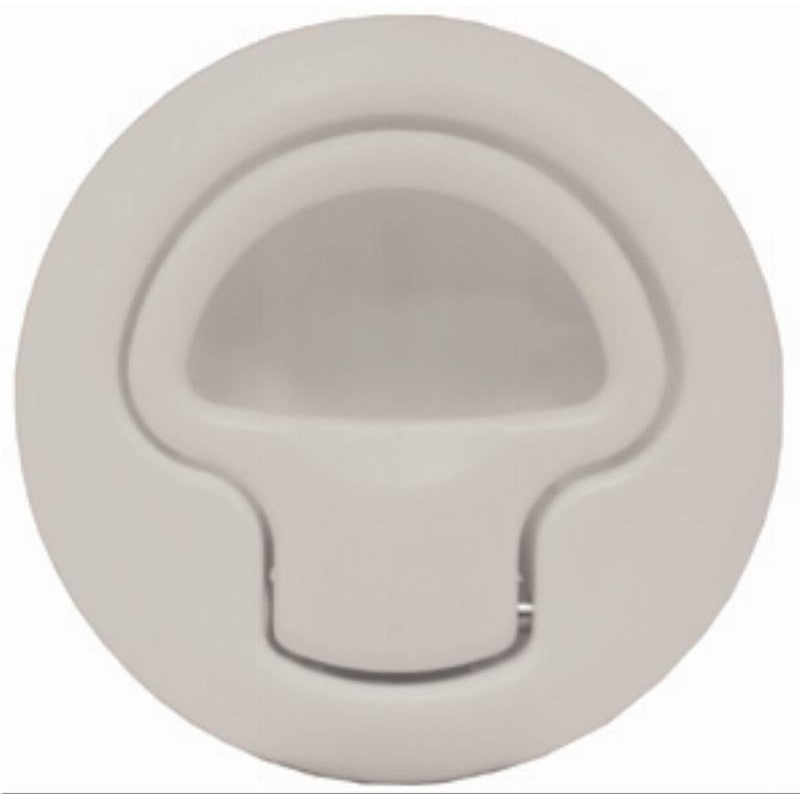 PLASTIC FLUSH LATCH – WHITE