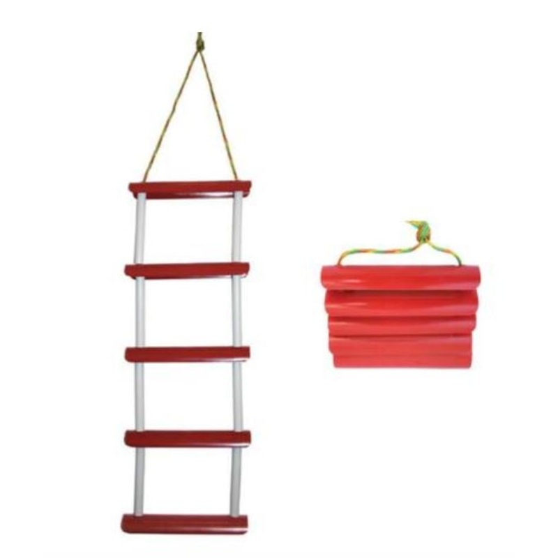 FOLDING 5 STEP  ROPE LADDER  – 1.5 METRES LONG