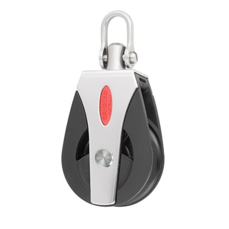 RONSTAN SERIES 60 SINGLE BLOCK, SWIVEL SHACKLE HEAD (NON-LOCKING)