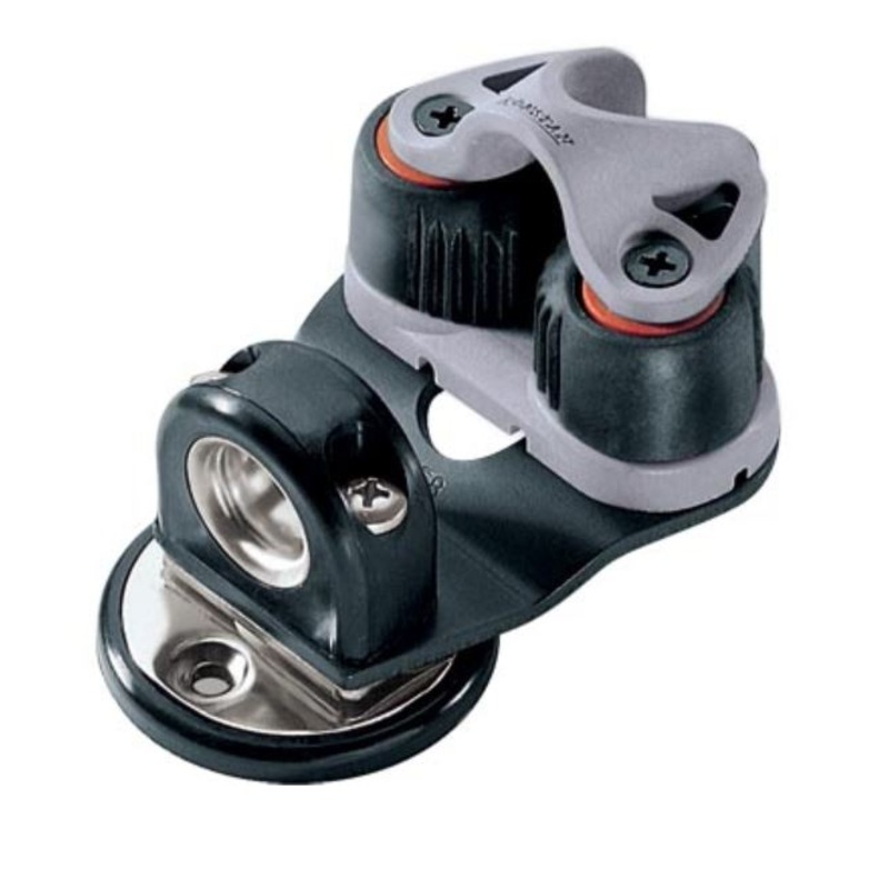 RONSTAN SWIVEL FAIRLEAD & CLEAT, SUITS 3-12MM ROPE