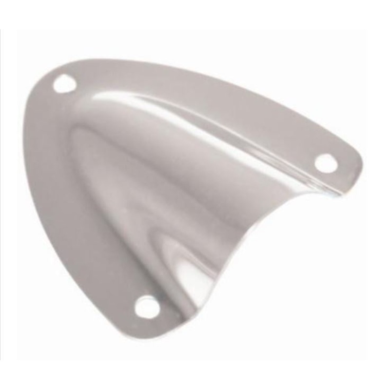VENTILATION SCOOP / CLAM COVER – STAINLESS STEEL 53MM