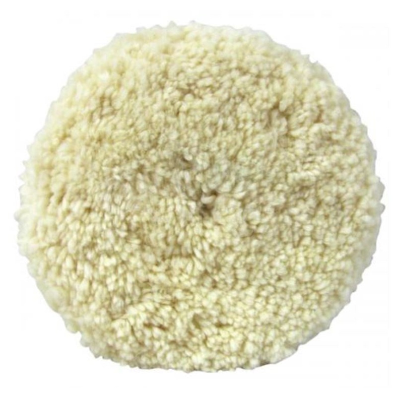 3M SUPERBUFF 100% WOOL COMPOUND PAD WHITE 203MM (5703)
