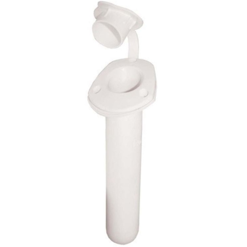 ROD HOLDER – LARGE OVAL HEAD & SEALING CAP – WHITE