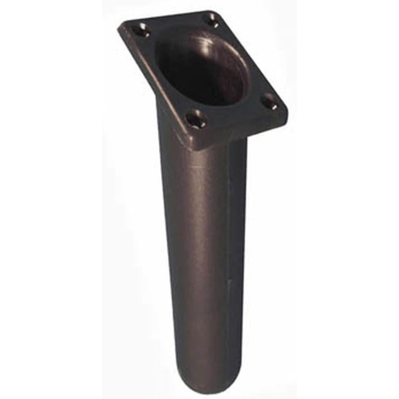 ROD HOLDER – NARROW PLASTIC – ANGLED SHAFT – BLACK