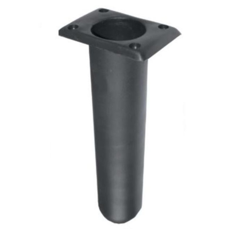 ROD HOLDER – NARROW PLASTIC – STRAIGHT SHAFT – BLACK
