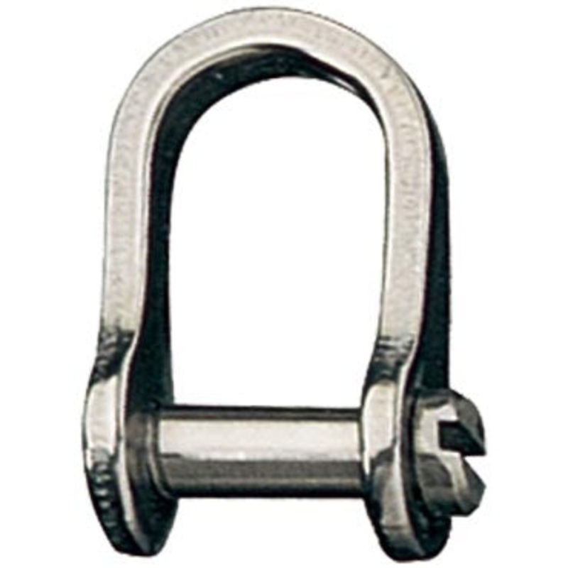 RONSTAN D SHACKLE – SLOTTED PIN  3/16, L:18MM, W:10MM