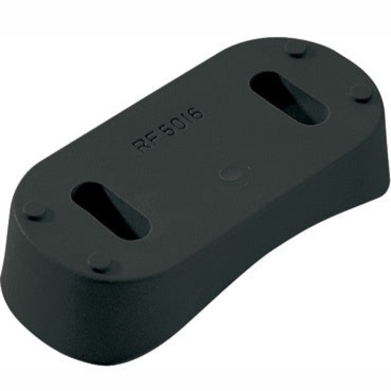 RONSTAN MEDIUM CURVED SURFACE BASE/RISER, BLACK