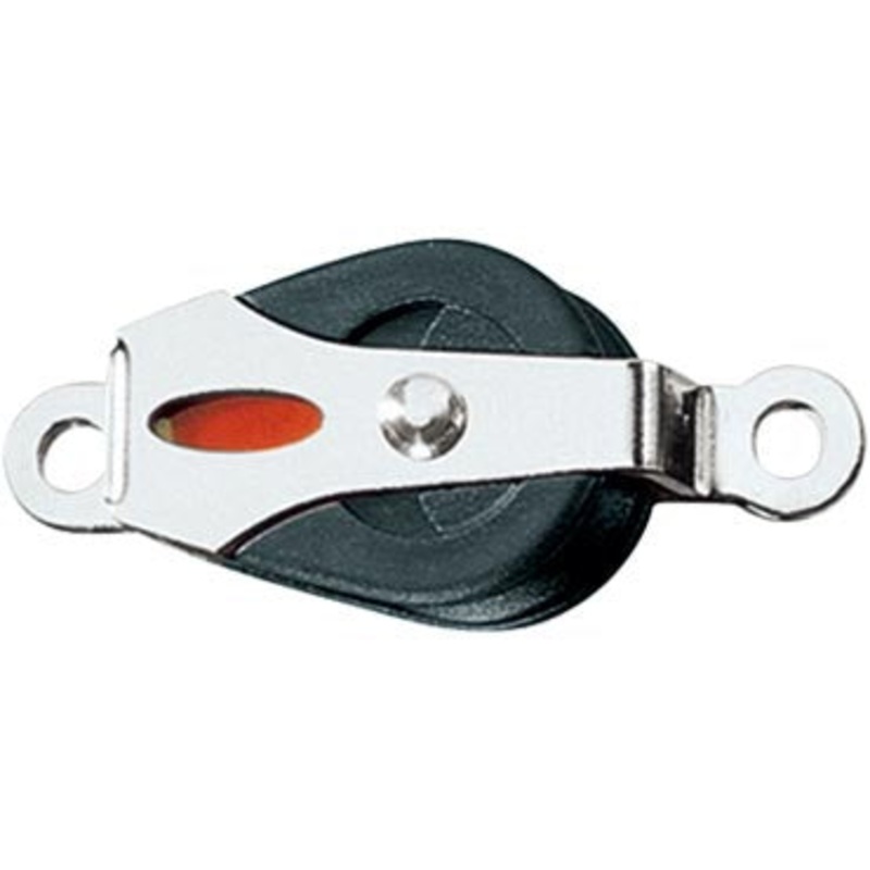 RONSTAN S20 BB BLOCK,SINGLE CHEEK,RIVET MOUNT