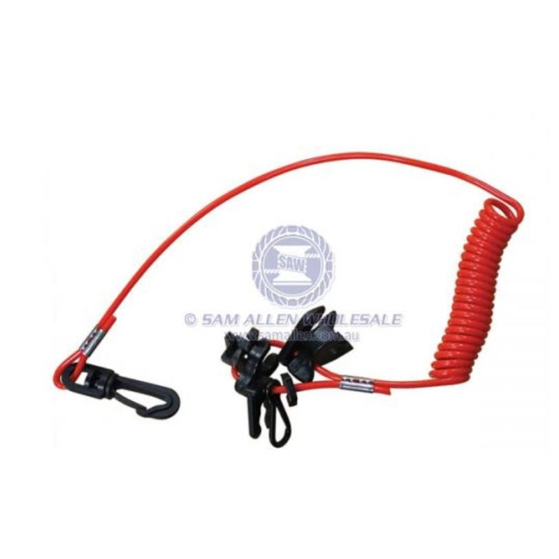 UNIVERSAL EMERGENCY  OUTBOARD CUT OFF COIL CORD