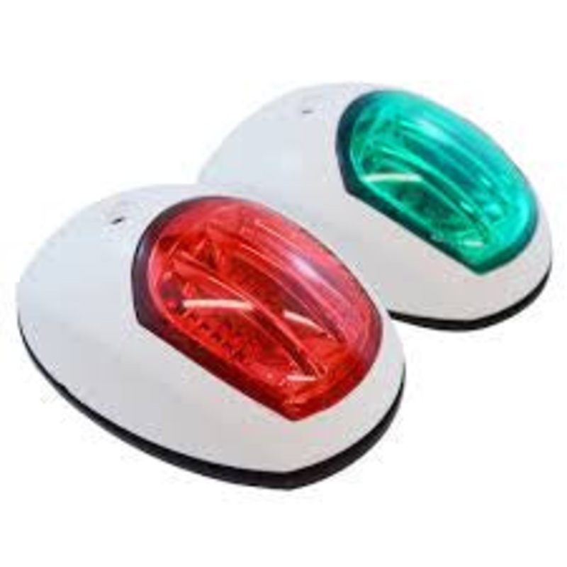 12V/20M LED NAVIGATIONS LIGHTS – PORT / STARBOARD – WHITE