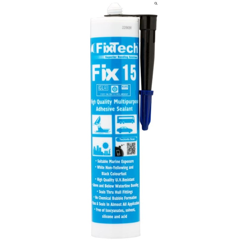 FIX15 BLACK 290ML – MULTIPURPOSE ADHESIVE SEALANT