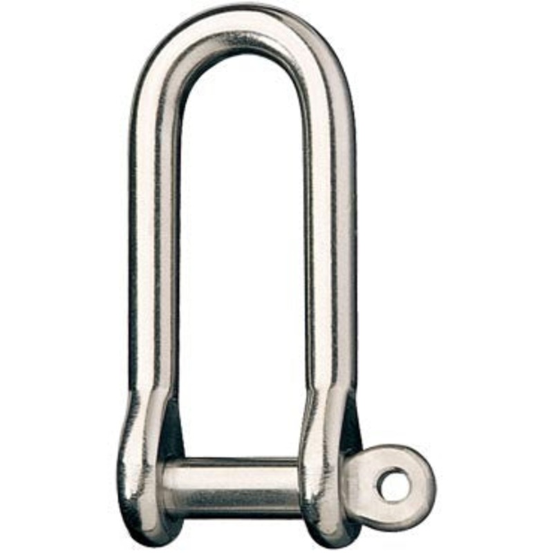 RONSTAN D SHACKLE, LONG, PIN 5/16, L:54MM, W:17MM