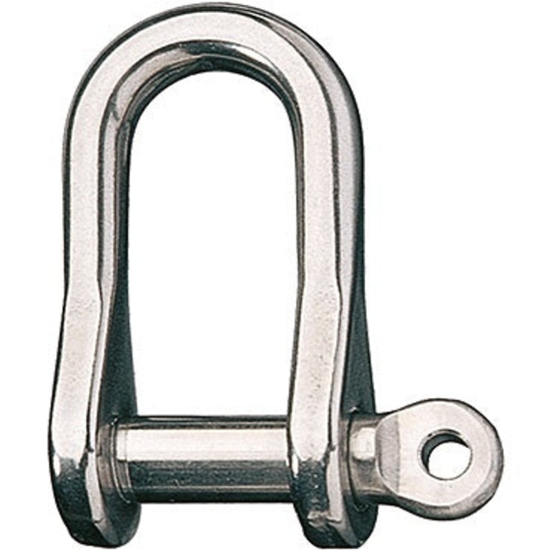 RONSTAN DEE SHACKLE WITH SEIZING HOLE 1/4 PIN