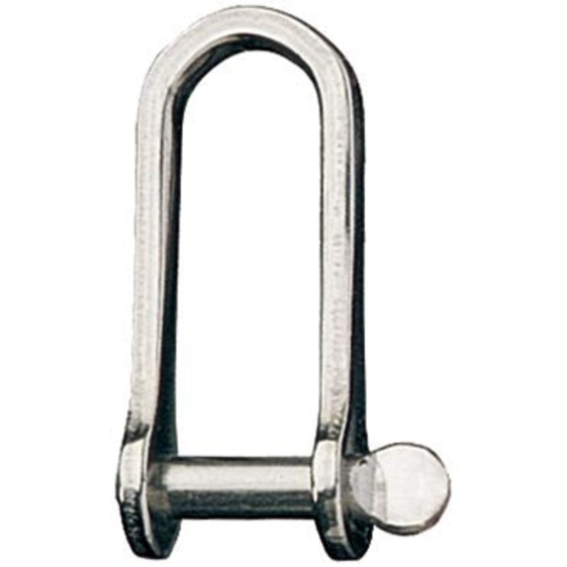 RONSTAN LONG D SHACKLE , PIN 4MM, L:26MM, W:10.3MM