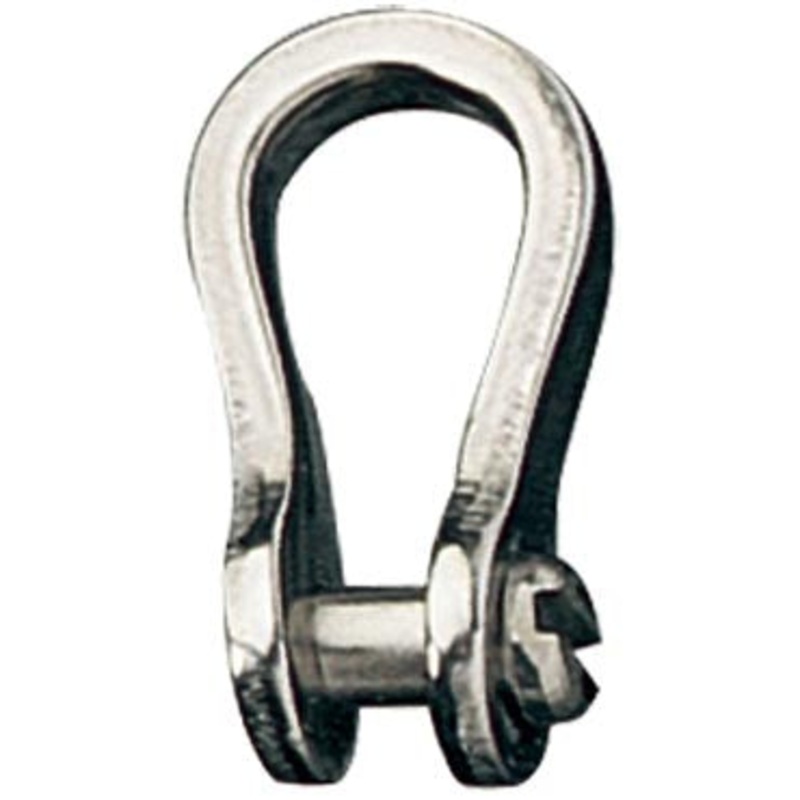 RONSTAN NARROW SHACKLE – SLOTTED PIN – 3/16 INCH ,L:19MM, W:8MM